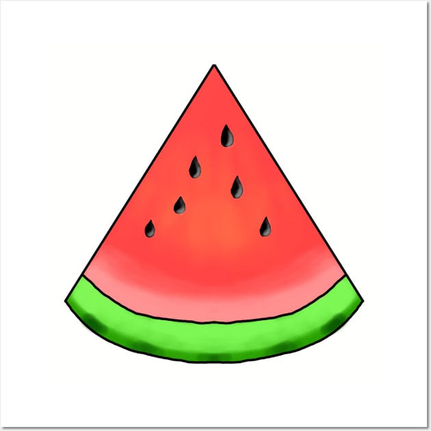 Watermelon Slice Wall Art by D.H_Design